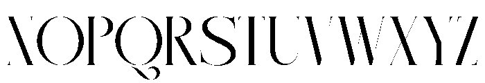 Recheng Font UPPERCASE
