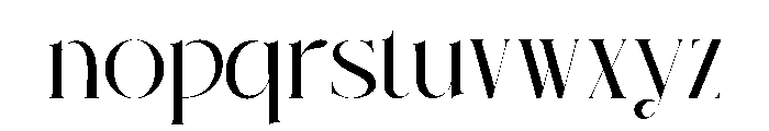 Recheng Font LOWERCASE