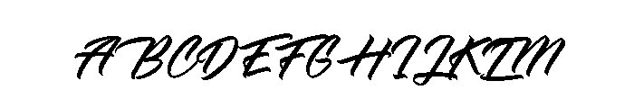 Rechoco Regular Font UPPERCASE