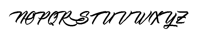 Rechoco Regular Font UPPERCASE