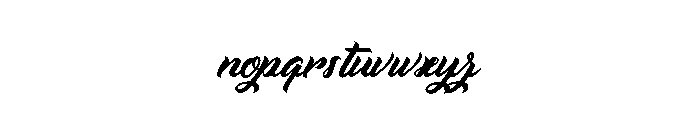 Rechoco Regular Font LOWERCASE