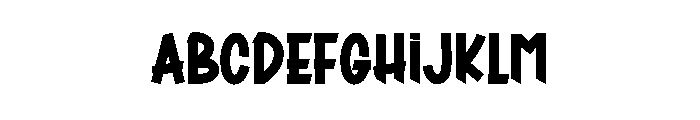 Recipe Book Font UPPERCASE