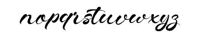Recity Script Font LOWERCASE