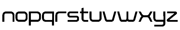 Reconex Font LOWERCASE