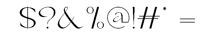Reconvile Font OTHER CHARS