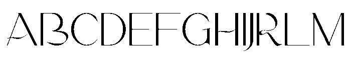 Reconvile Font UPPERCASE