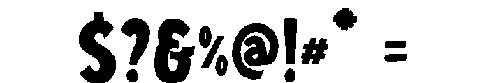 Record Struggle Font OTHER CHARS