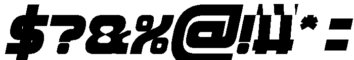 Recorded Intelligence Bold Italic Font OTHER CHARS