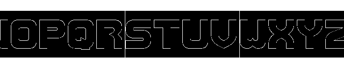 Recorded Intelligence-Hollow-In Font UPPERCASE