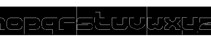 Recorded Intelligence-Hollow-In Font LOWERCASE