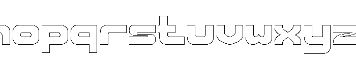 Recorded Intelligence-Hollow Font LOWERCASE