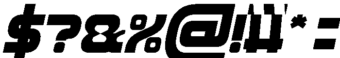 Recorded Intelligence Italic Font OTHER CHARS