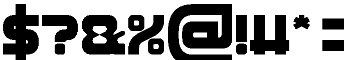 Recorded Intelligence Font OTHER CHARS