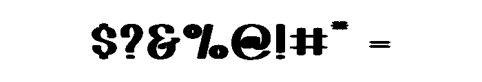 Recovery Font OTHER CHARS