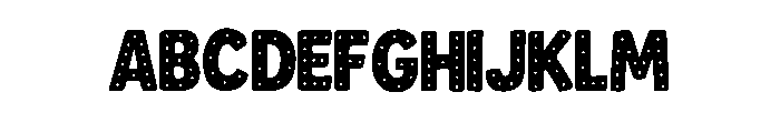 Red Cinco De Mayo Font UPPERCASE