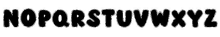 Red Gingham Font LOWERCASE
