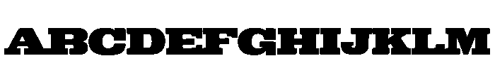 Red Ridge Font UPPERCASE