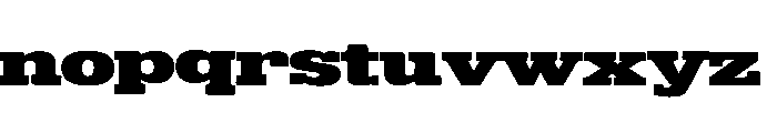 Red Ridge Font LOWERCASE