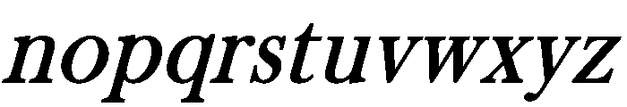 Red Shadow Bold Italic Font LOWERCASE