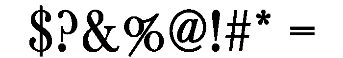 Red Shadow Bold Font OTHER CHARS