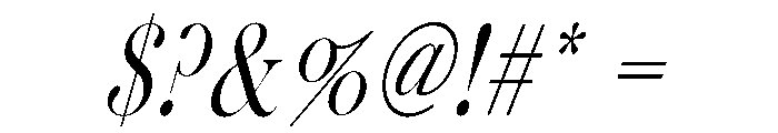Red Shadow Italic Font OTHER CHARS