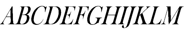 Red Shadow Italic Font UPPERCASE