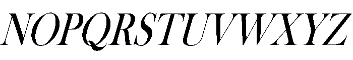 Red Shadow Italic Font UPPERCASE