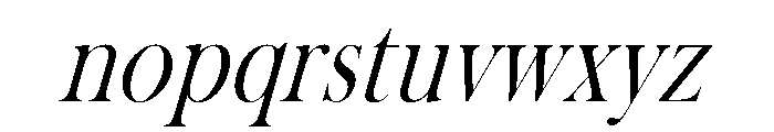 Red Shadow Italic Font LOWERCASE