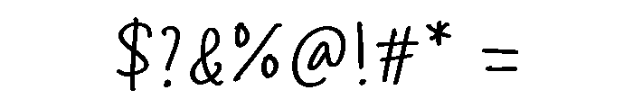 Redberry Bloom Regular Font OTHER CHARS