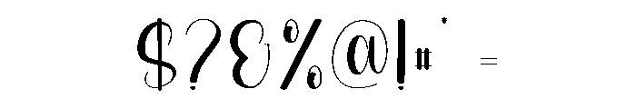 Redblack Font OTHER CHARS