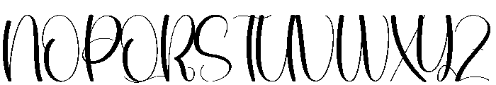 Redblack Font UPPERCASE