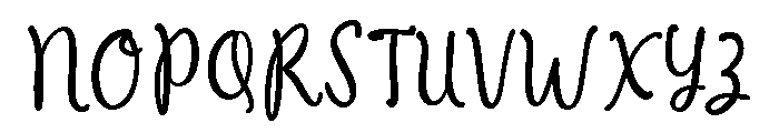 Redbloom Berry Script Regular Font UPPERCASE
