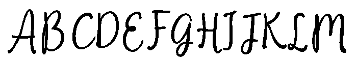 RedbloomBerryScript-Regular Font UPPERCASE