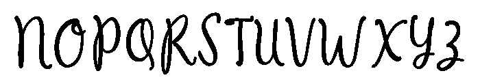 RedbloomBerryScript-Regular Font UPPERCASE