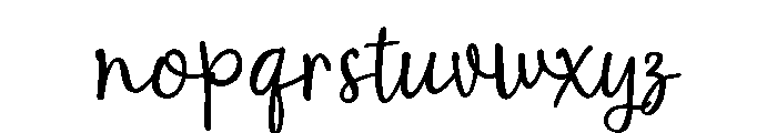 RedbloomBerryScript-Regular Font LOWERCASE