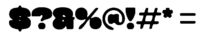 Redgato Blur Regular Font OTHER CHARS