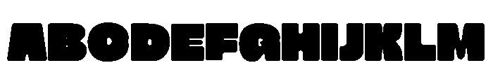 Redgato Blur Regular Font UPPERCASE