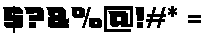 Redgrid Font OTHER CHARS