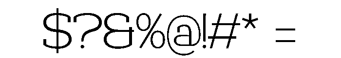 Redorus Font OTHER CHARS