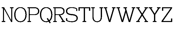 Redorus Font UPPERCASE