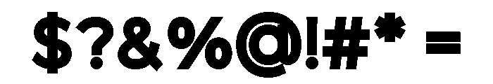 Redpanda Black Font OTHER CHARS