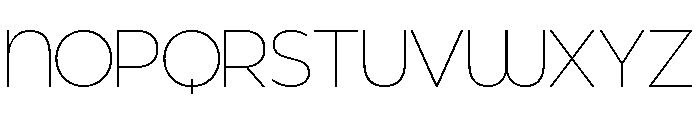 Redpanda Thin Font UPPERCASE