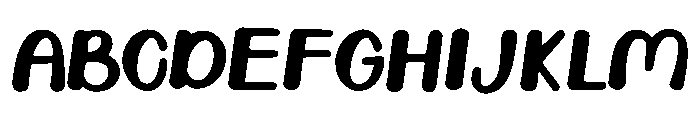 Redraw Font UPPERCASE