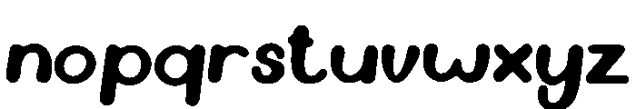 Redraw Font LOWERCASE