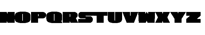 Redrun Font UPPERCASE