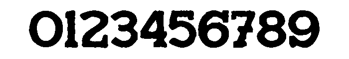 Redtown-Inkbleed Font OTHER CHARS
