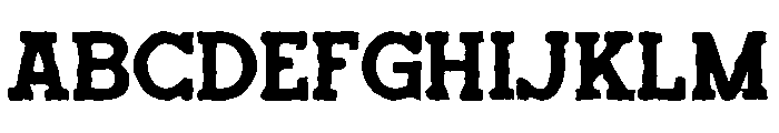 Redtown-Inkbleed FONT