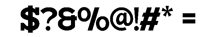 Redtown Regular Font OTHER CHARS