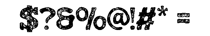 Redtown-Vintage Font OTHER CHARS