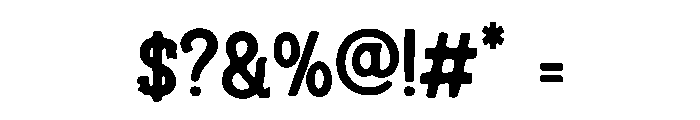 Reduced Ornament Font OTHER CHARS